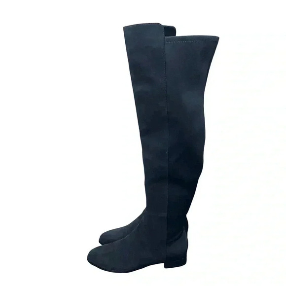J. Crew New Over the Knee Boots Black Suede - Picture 8 of 16